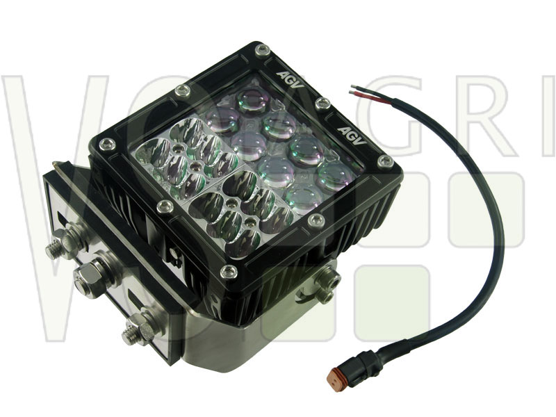 LED Arbeitsscheinwerfer Ultra Hell eckig  60W (20x3W Cree XB-D) 4500 Lumen Combo