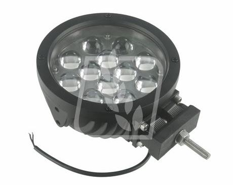LED Arbeitsscheinwerfer rund 60W (12x5W Cree XT-E) 5850 Lumen Spot